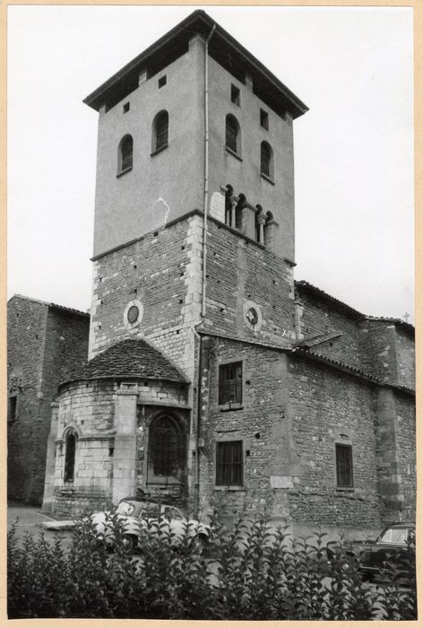 clocher, élévations nord et est