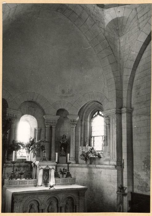 abside du choeur, vue partielle