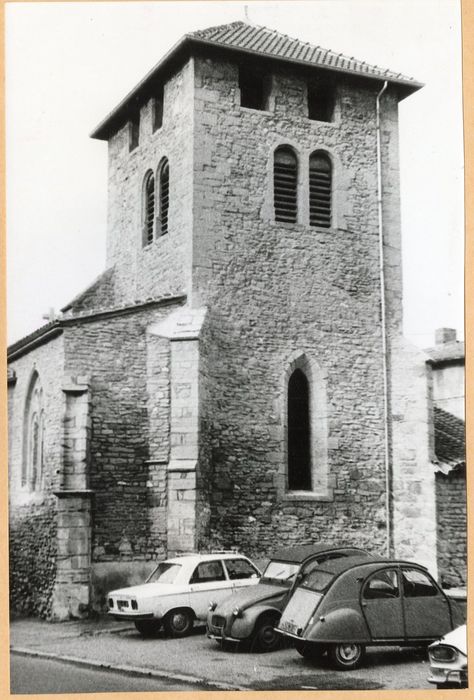 clocher, élévations sud et est