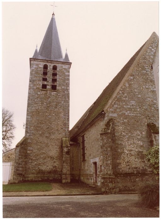 clocher, élévation ouest