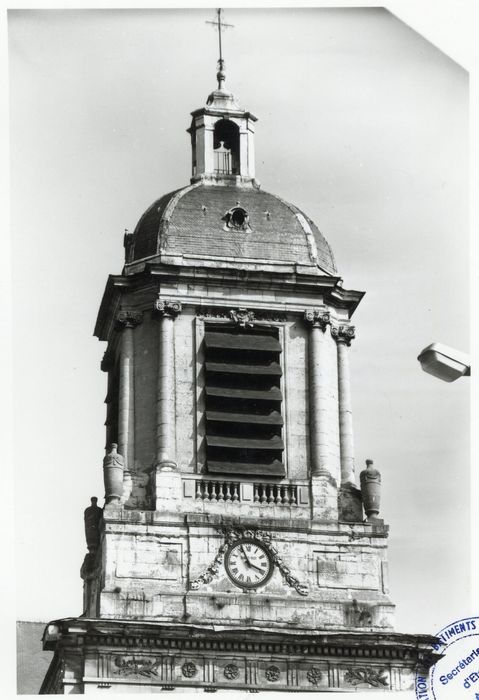 clocher, élévation ouest