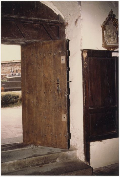 vantaux du portail d’accès sud, vue partielle