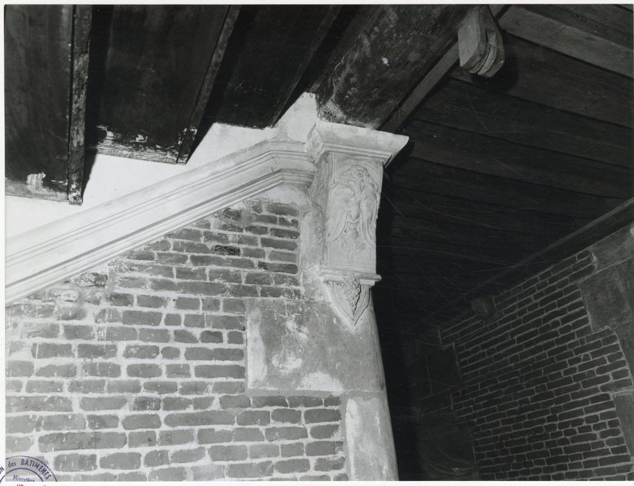 escalier, détail d’une console