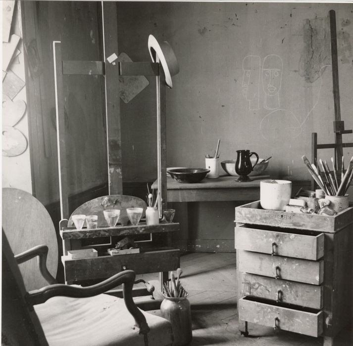 1er étage, atelier, vue partielle
