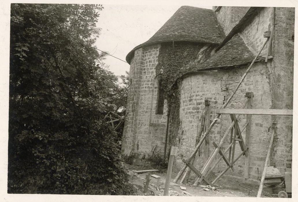 chevet, vue partielle
