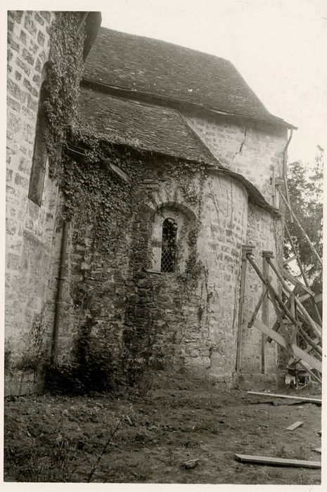 chevet, vue partielle