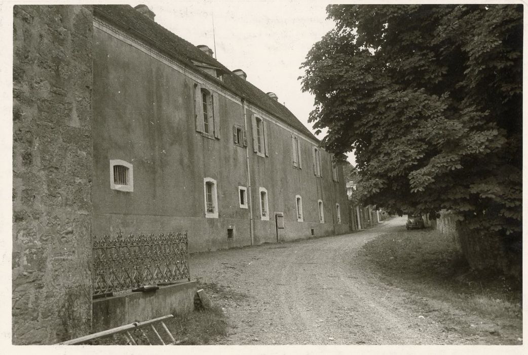 bâtiment abbatial, façade sud