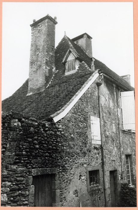 façade ouest, vue partielle