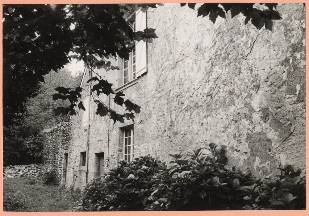 façade ouest, vue partielle