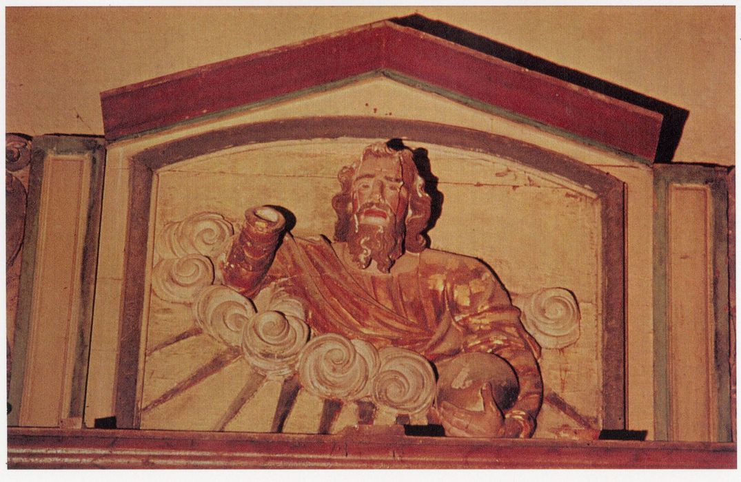 retable du maître-autel, détail (photocopie numérisée)