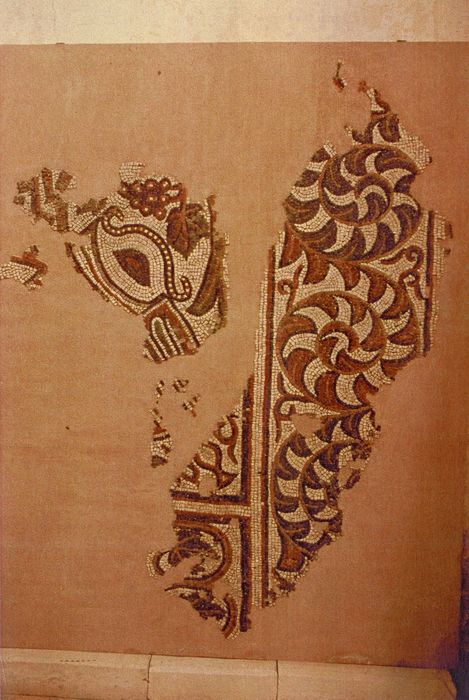 fragment de mosaïque (photocopie numérisée)