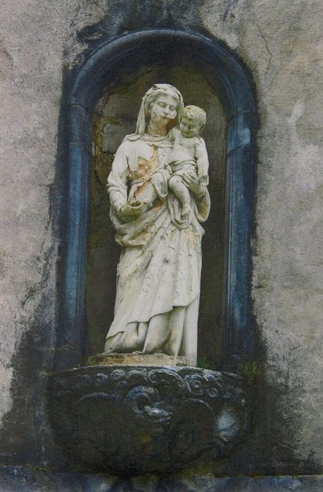 statue du clocher : Vierge à l’Enfant (photocopie numérisée)