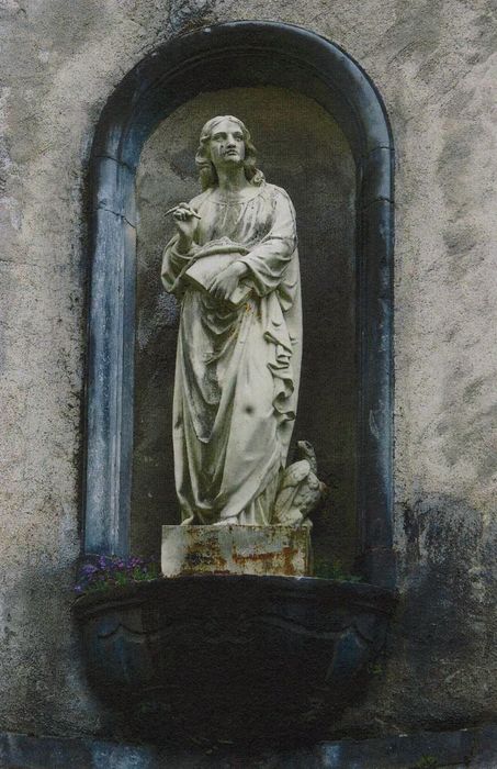 statue du clocher : Saint Jean (photocopie numérisée)