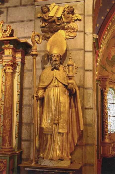 statue : Saint Augustin (photocopie numérisée)