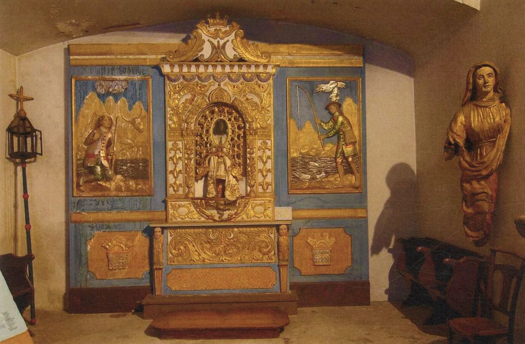 autel, retable, bas-reliefs (photocopie numérisée)