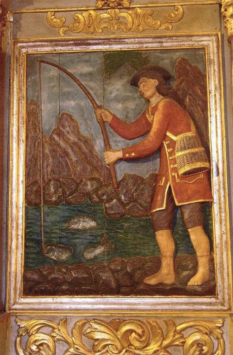 bas-relief : Pêcheur (photocopie numérisée)