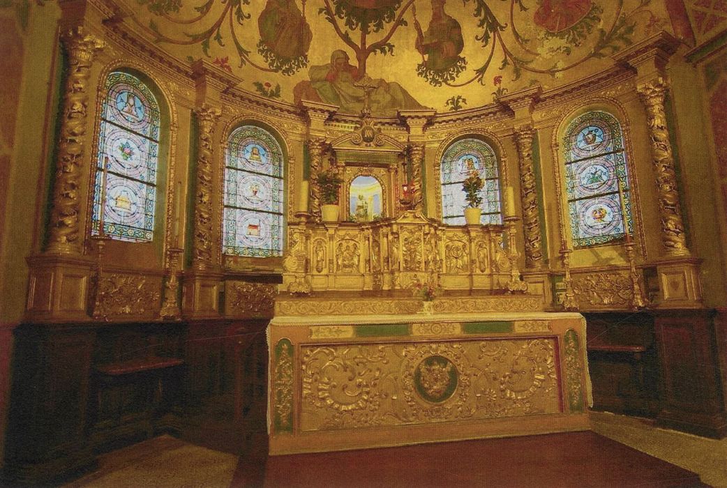 maître-autel, antependium, tabernacle (photocopie numérisée)