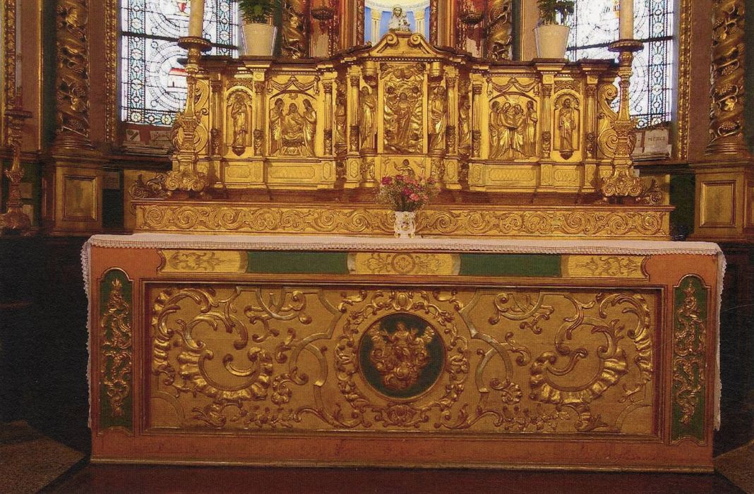 maître-autel, antependium, tabernacle (photocopie numérisée)