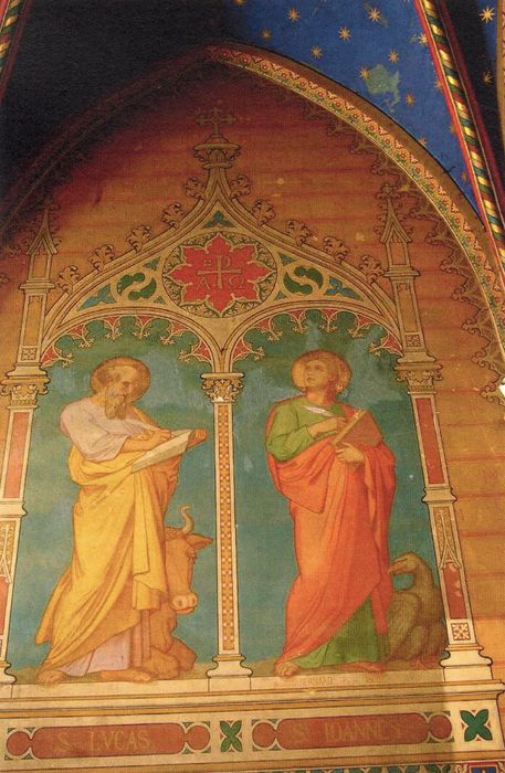 peinture monumentale du choeur (photocopie numérisée)