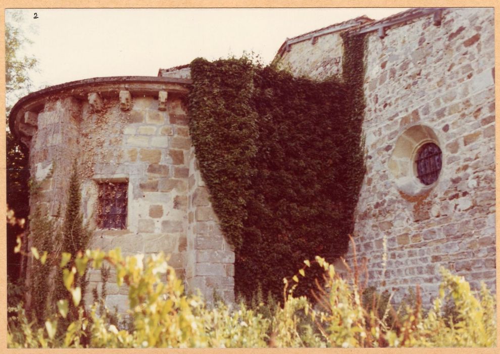 chevet, flanc nord