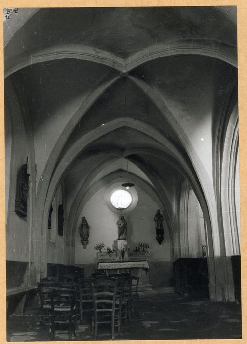 bas-côté nord