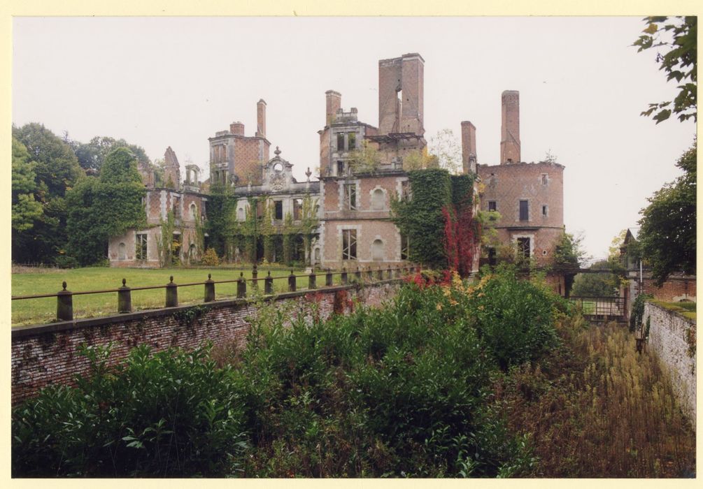 façade nord du château