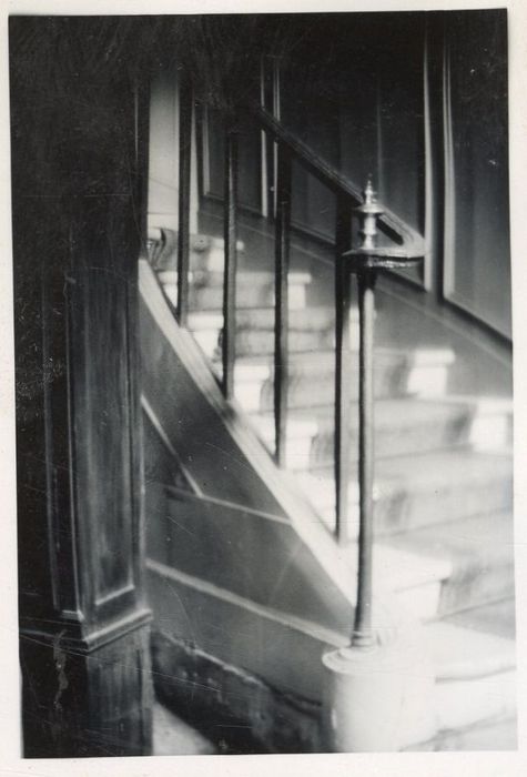 escalier, départ de la rampe