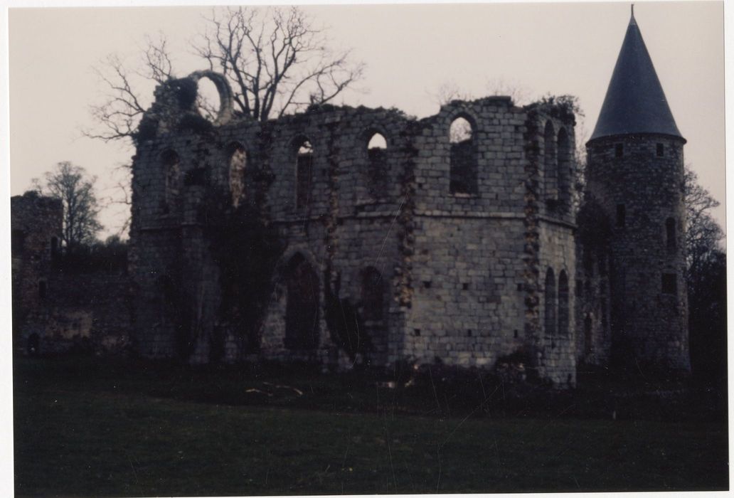 vue générale des vestiges de la chapelle