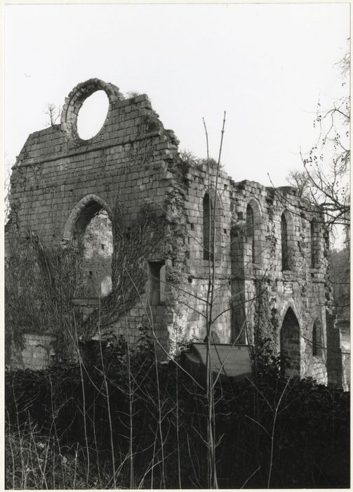 vue générale des vestiges de la chapelle