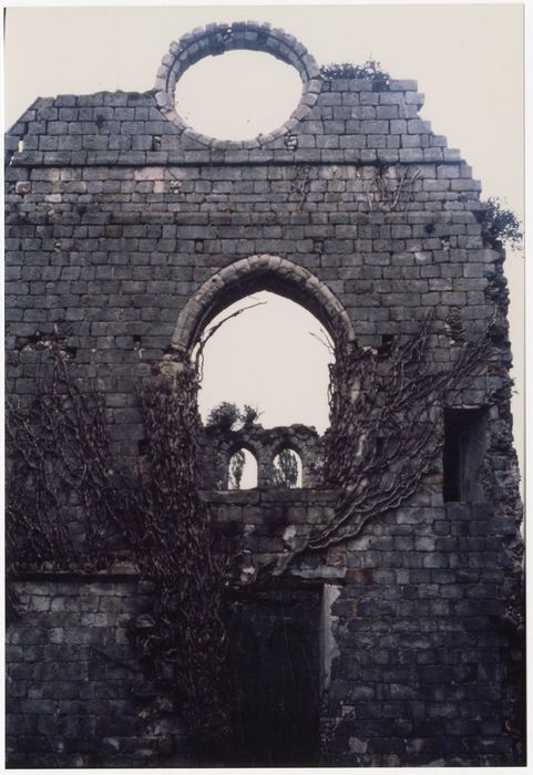 vue générale des vestiges de la chapelle