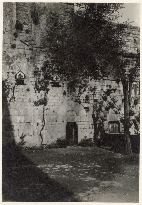 façade ouest, vue partielle