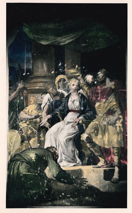 peinture monumentale de de l’histoire d’Esther : Couronnement d’Esther