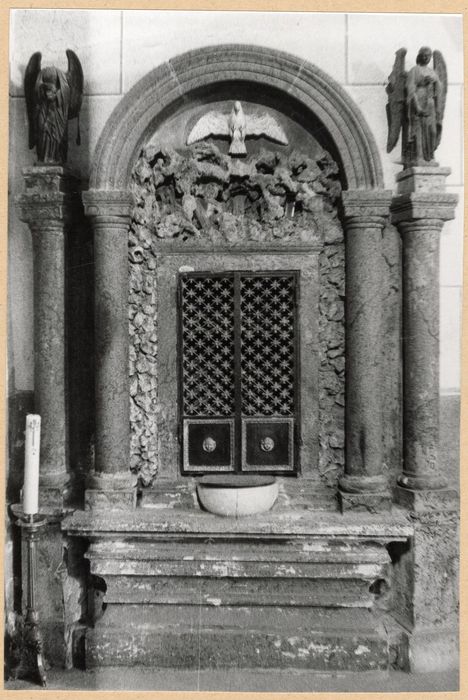 retable des fonts baptismaux