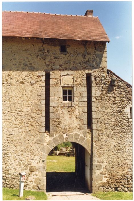aile ouest, façade ouest, vue partielle