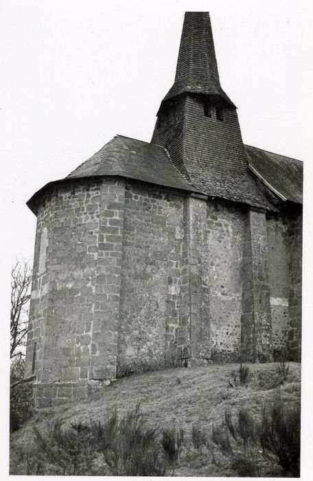 chevet, flanc nord
