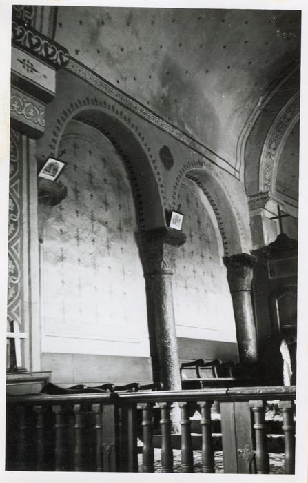 façade latérale nord-ouest, vue partielle