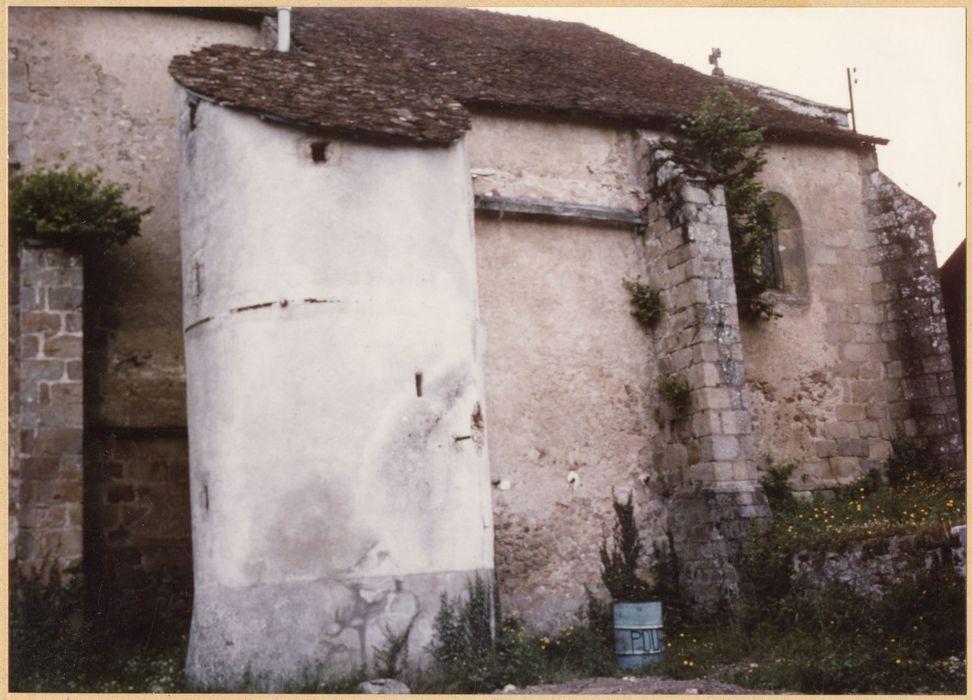façade latérale sud, tour d’escalier