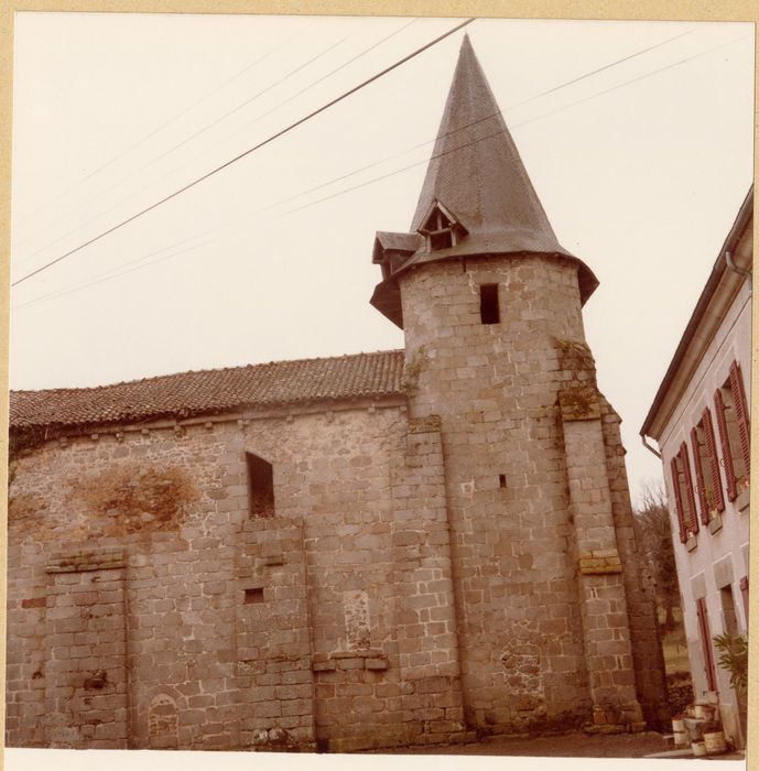 façade latérale nord, vue partielle