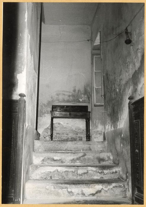 escalier, vue partielle