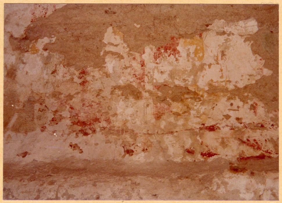 voûte nord, peinture monumentale, détail
