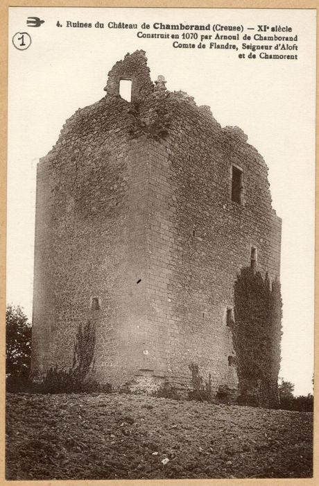 vue générale des ruines