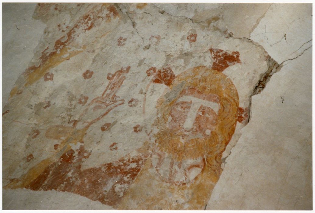 choeur, peinture monumentale de la voûte : Dieu en majesté