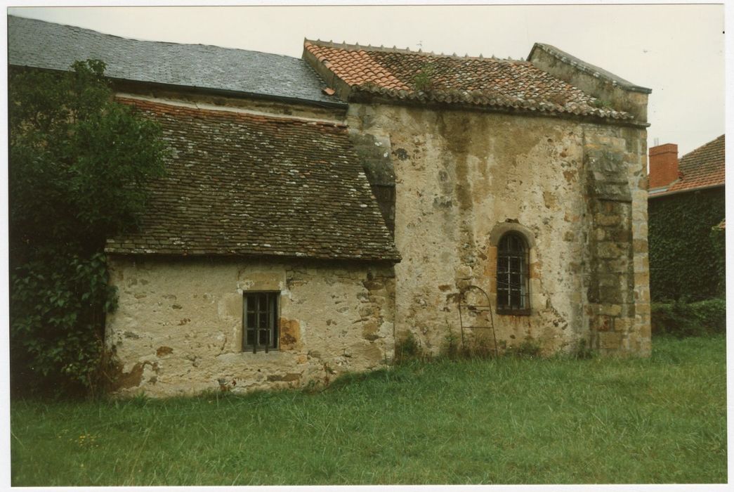 façade latérale sud, vue partielle