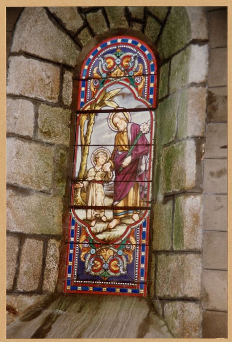 verrière : Saint Joseph et l’Enfant