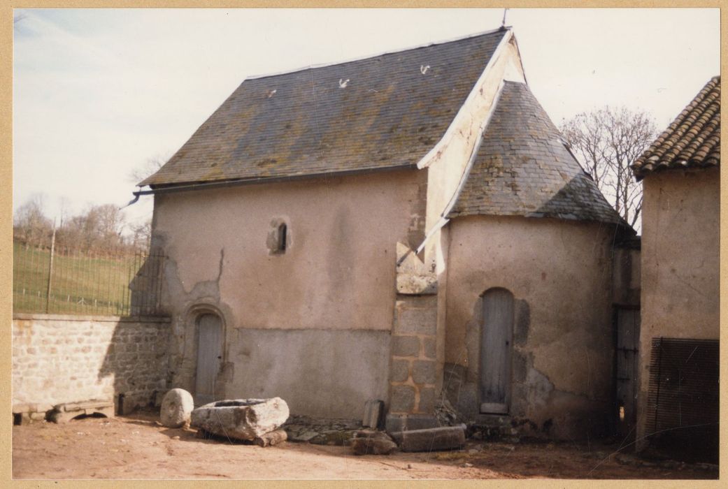 chapelle, façade latérale sud-ouest