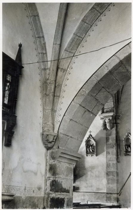 chapelle sud, détail d’un culot