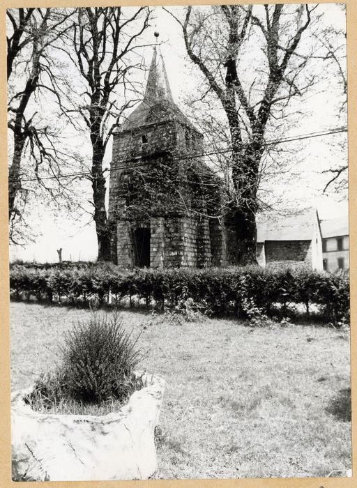 clocher, élévation ouest