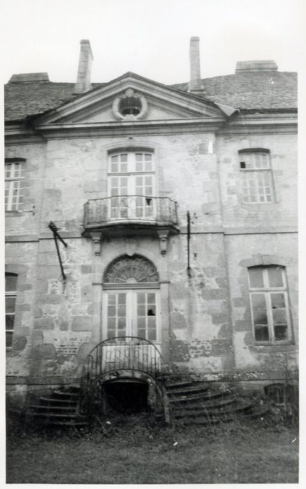 façade nord, avant-corps central
