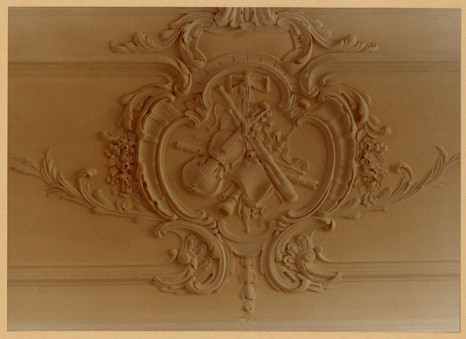 rez-de-chaussée, grand salon, détail du décor