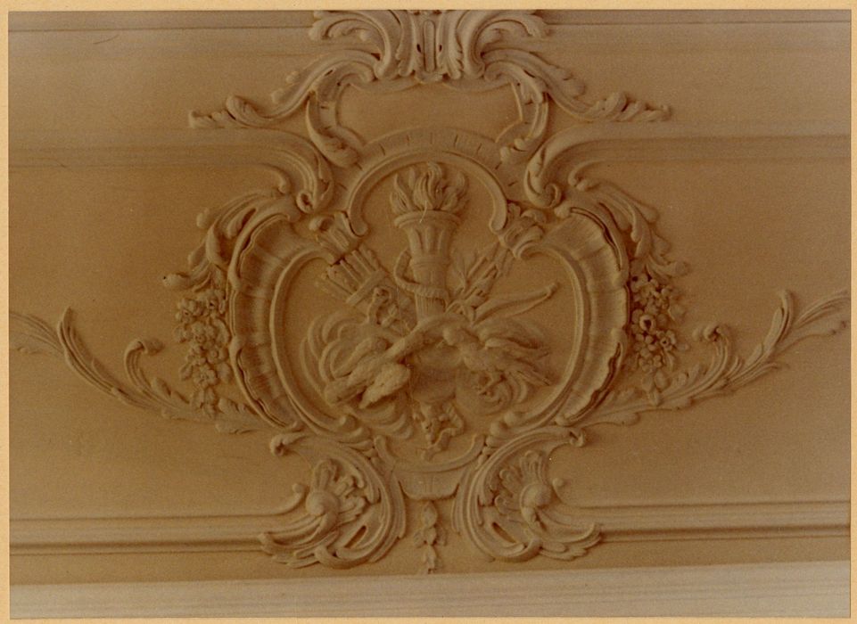 rez-de-chaussée, grand salon, détail du décor